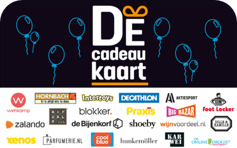 DE Cadeaukaart Met Korting