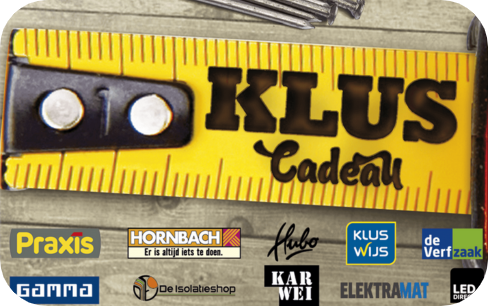 Klus Cadeau Cadeaubon Met Korting